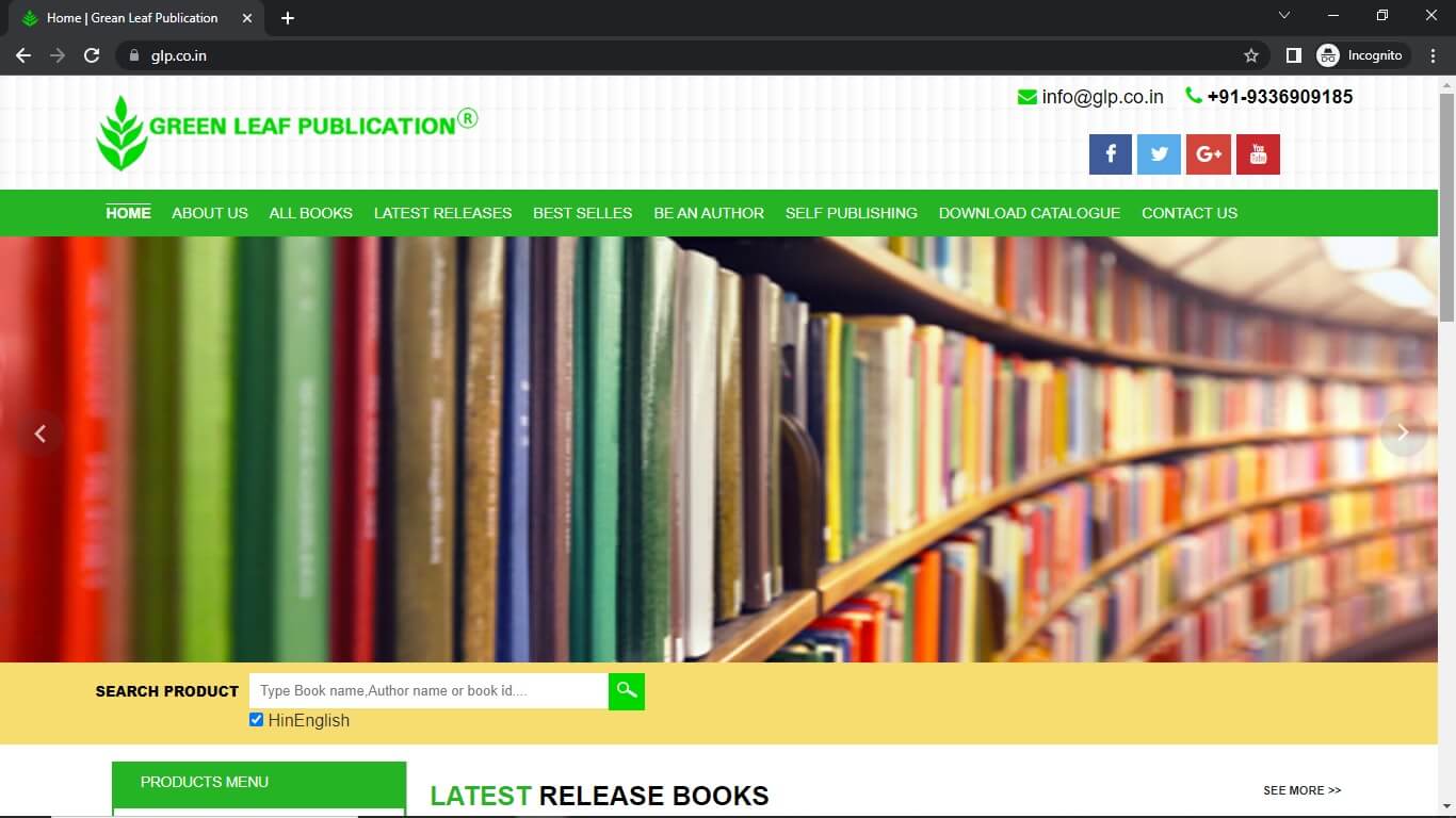 Green Leaf Publication - Portfolio by Techomind